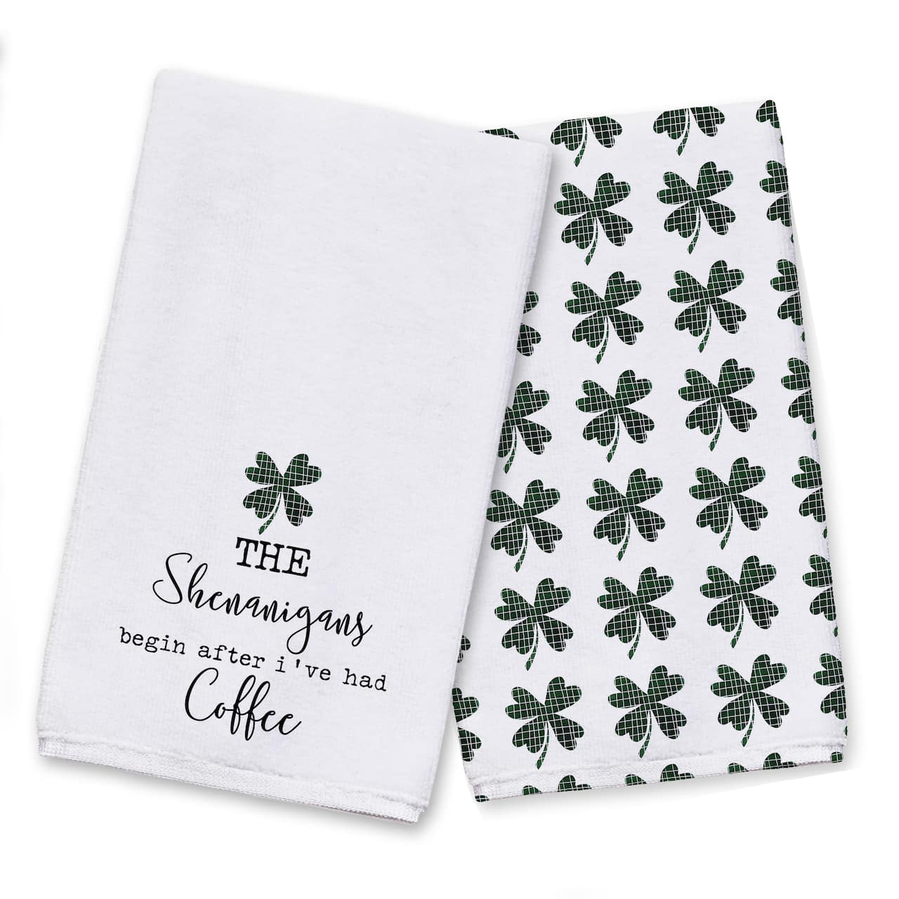 Shenanigans After Coffee 16" x 25" Tea Towel - Set of 2